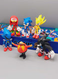 Sonic The Hedgehog Action Figures Toy Collection Play Set Of 6 