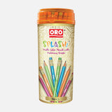 oro branded splash multi color lead pencil jar of 72 