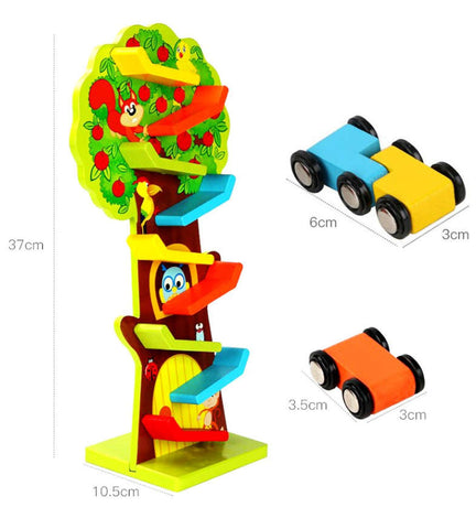 Squirrel Taxiway Wooden Race Track | Educational Toys for Kids