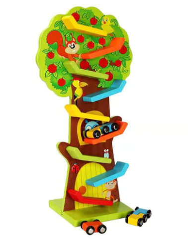 Squirrel Taxiway Wooden Race Track | Educational Toys for Kids