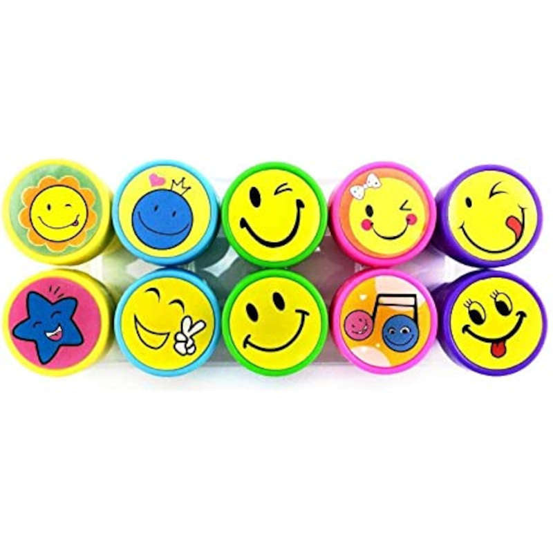 Buy Online Stamp For Kids-cartoon Smile Stamps Silly Face – Copypencil.pk