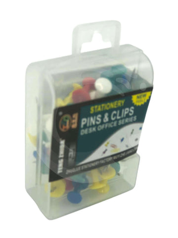 Colorful Board Thumb Pins Stationery Pins & Clips Pack