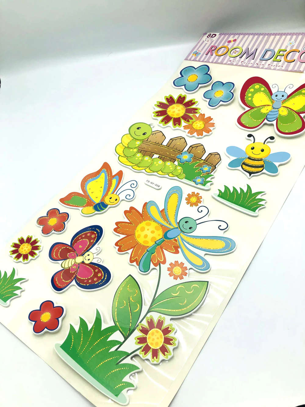 3D Wall Stickers Kids Room Decor Wall Stickers Green Theme