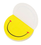 Smiley Sticky Notes, Cute Smile Face Self-Stick Removable Note Pads, Yellow Emoji Memo Pads