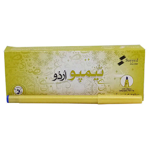 Tempo Urdu Cut Nib Marker Blue 10PC Pack