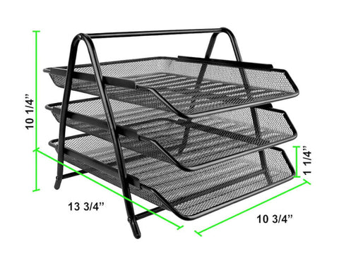 Three Steps Document Tray 3 sections Document tray