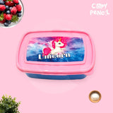 Unicorn Pattern Kids Lunch Box