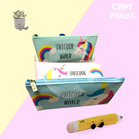 Unicorn world Pencil case | Girls pouch for Multipurpose
