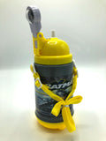 Trendy Yellow Batman Patterned Water Bottle | Kids Stylish Vacuum Cup