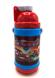 Trendy Cars Red and Blue Patterned Water Bottle | Kids Stylish Vacuum Cup