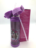 Barbie Themed Stainless Steel Vacuum Cup For girls With Straw Lid 