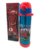 Lightning McQueen Thermal Flask - Cars Themed Stainless Steel Water Bottle Full View 