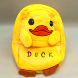 Yellow Duck Plush Stuffed Bag For Boys and Girls - Buy Online Imported Quality In Pakistan Cute Backpack for Kindergarten Kids