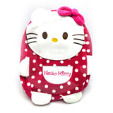 Preschoolkitty Kitty suff preschool bag Girls Velvet Stuffed Bag Pack | Kids Kindergarten Bagpack for Girls