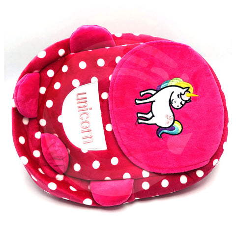 Unicorn Girls small bag Velvet Stuffed Bag | Kids Kindergarten Bagpack