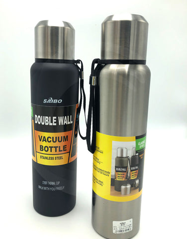 SAIBO Double Wall  Sports Stainless Steel in Red and Silver Vacuum Cup for Girls and Boys