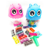 Clay Dough for Kids and money Box - Owl Patterned Clay money Box