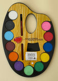  Artist Palette Set 12 Colors With Mixing Tray For Girls and Boys