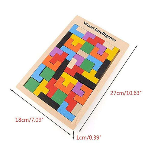 Wooden Puzzle Colorful Intelligence Block Puzzle | Blocks Game Toys | Educational Toys for Kids