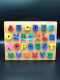 Wooden 3D Capital Alphabets Board Alphabetic illustration Educational Toy