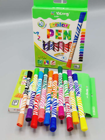 Yalong Double Head, Brush Tip Color Pens