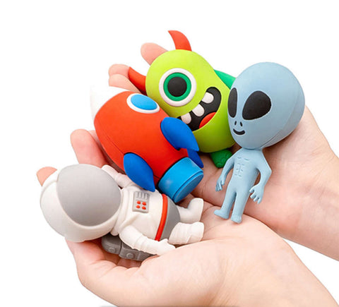 Space Erasers Set For Kids Fancy Cute Miniature Erasers