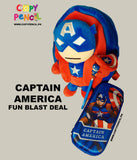 Captain America Themed Cool School Deal For Kids Superhero Fun Festive Gift Range For Juniors | Super Saver Deal For Boys
