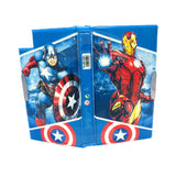 Captain America Double-Sided Magnetic Geometry Box with dual Sharpeners, Fancy Pencil Case for School kids/Boys