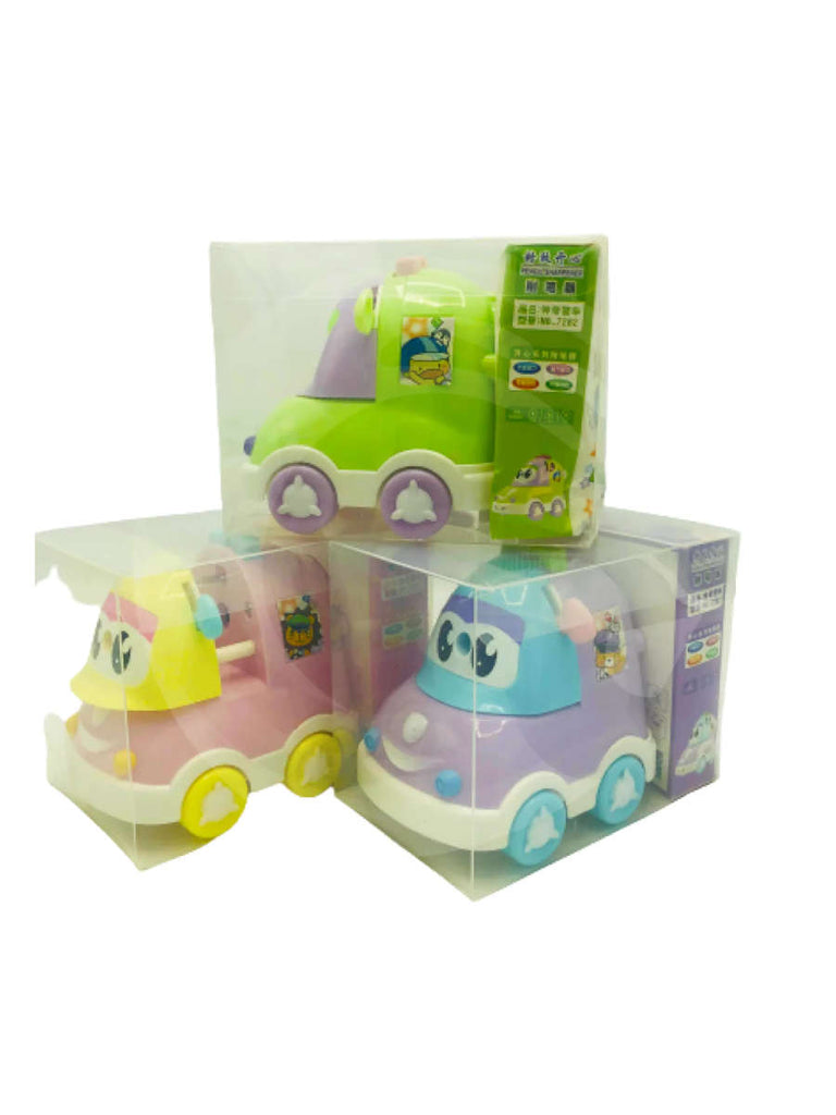 Mini Car Shaped Rotary Pencil Sharpener Machine For Kids – CopyPencil.pk