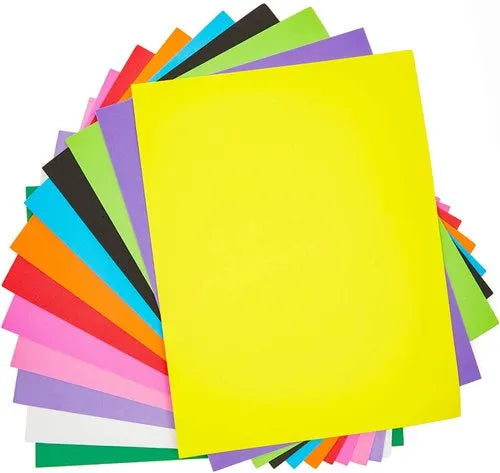Mastercard Paper Buy Hard Chart Paper Sheets A4 Size Card Paper Pack Of 50 Multi-color ...