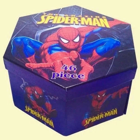 Hexagonal Coloring Box Art Kit Set Of 46 Pieces With Color Pencils, Crayons, Water Color, Marker Pens for kids