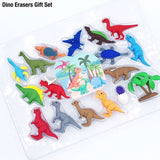 Dinosaur Fancy Pencil Eraser Set For Kids