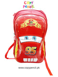 Lightning McQueen 3D Backpack Disney Cars Themed School Bag For Boys