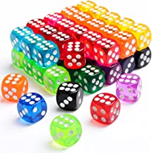 Gaming Dice Translucent Color Multi-Purpose Party Board Game Dice