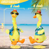 Singing, Dancing and Talking Duck Stuffed Toy For Kids | Talking Duck For Birthday Gift