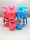 Frozen And Little Pony BPA Free Plastic Water Bottle With Push lock System For Girls