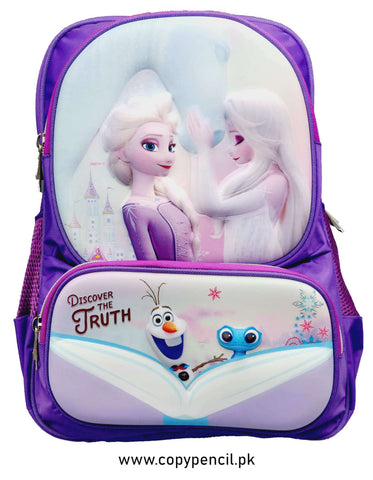Frozen Themed Backpack For Kids Disney School Bag