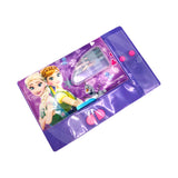 Frozen Jumbo Geometry Box Double-sided with Sharpener, Drawers, Fancy Pencil Case for School kids/Girls