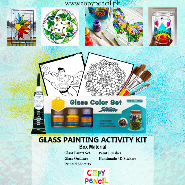Glass Painting Activity Fun Kit Holiday Activity Kit