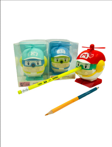 Helicopter Shaped Rotary Pencil Sharpener Machine For Kids