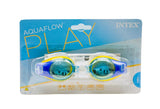 INTEX Junior Swimming Goggles For Kids Free Style Aqua Flow