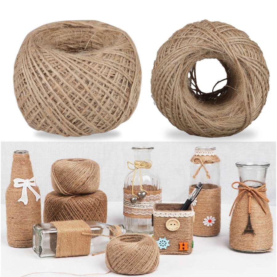 Buy Jute Rope Natural Color Hemp Rope Cord for Arts & Crafts DIY ...