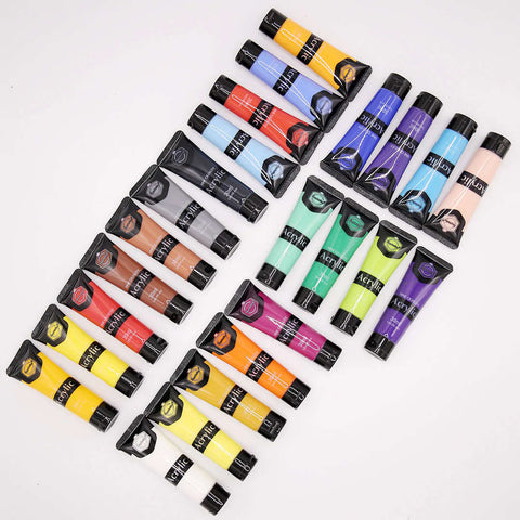 Keep smiling Acrylic Paint 30ml Tubes Set 12, 24 & 36 Colors