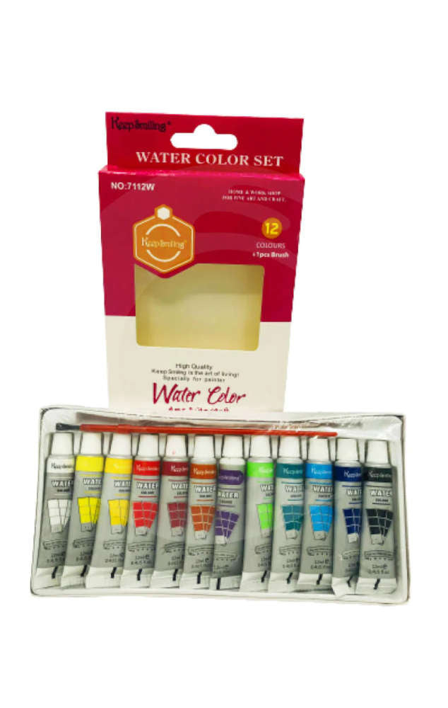 Buy Water Color Set 12 Tubes 12ml Keep Smiling Water Color Set ...