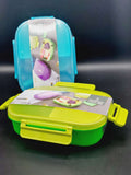 3 Compartment Lunch Box with Spoon, High Quality BPA free Food Container, suitable for school kids, office employees and travel