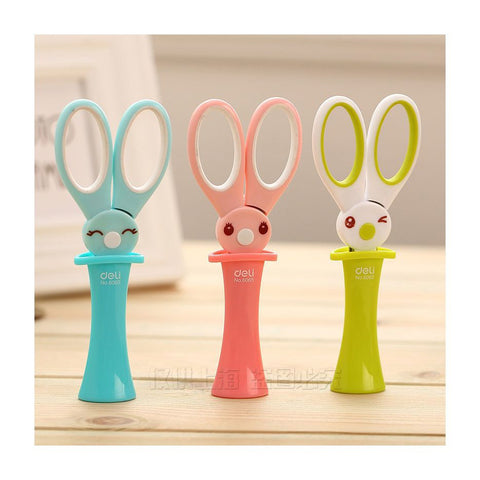 Deli 6065 Portable Scissors For Kid | Cute Mini Stationery For Office And School