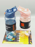 1000 ml water bottle transparent body 