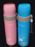 Hot And Cold Resistant Stainless Steel Vacuum Flask Water Bottle Pink And Blue