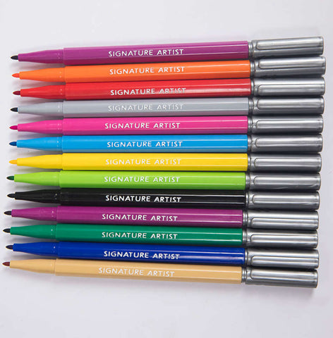 Signature Marker Set 12 Colors