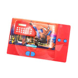 spiderman red pencil case jumbo box with calculator